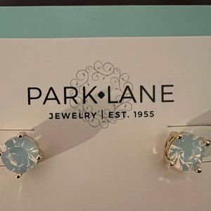 Park Lane white opal studs